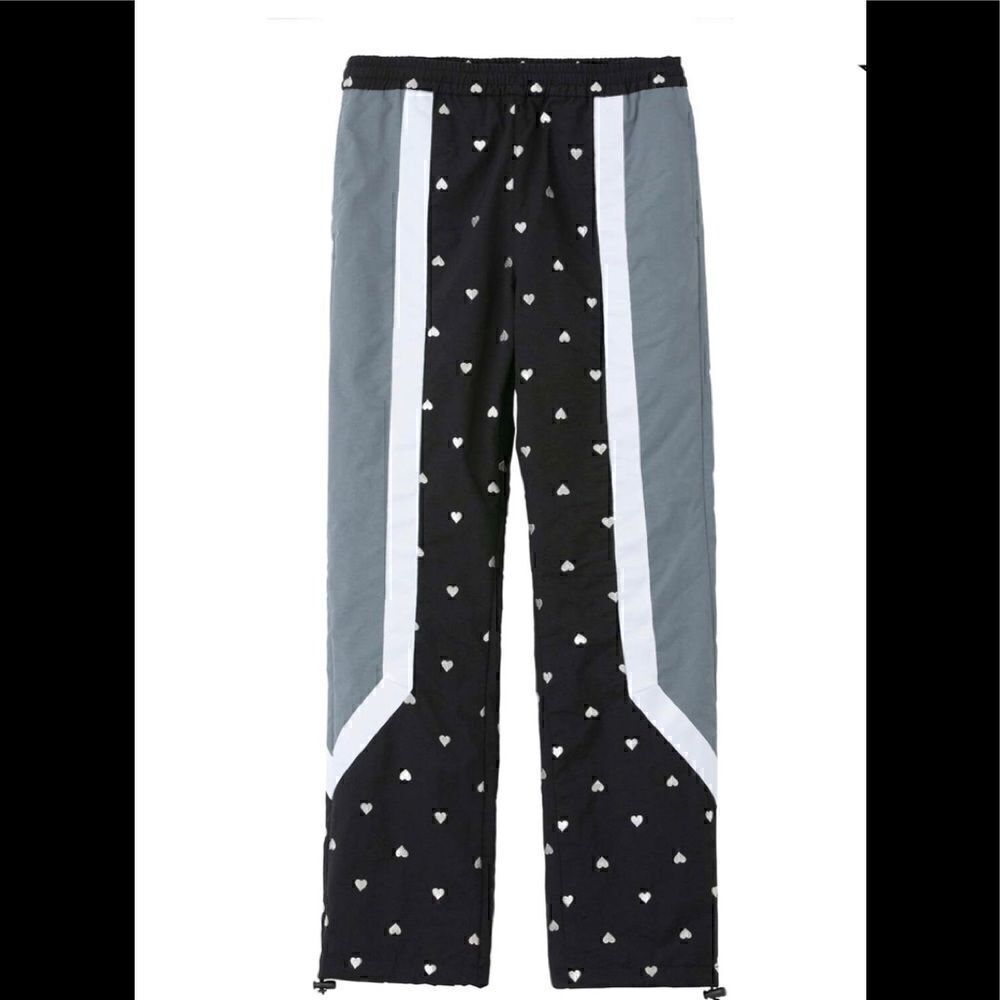 X-Girl Heart Easy Pants - Japanese Track Pull On - 2 NWT